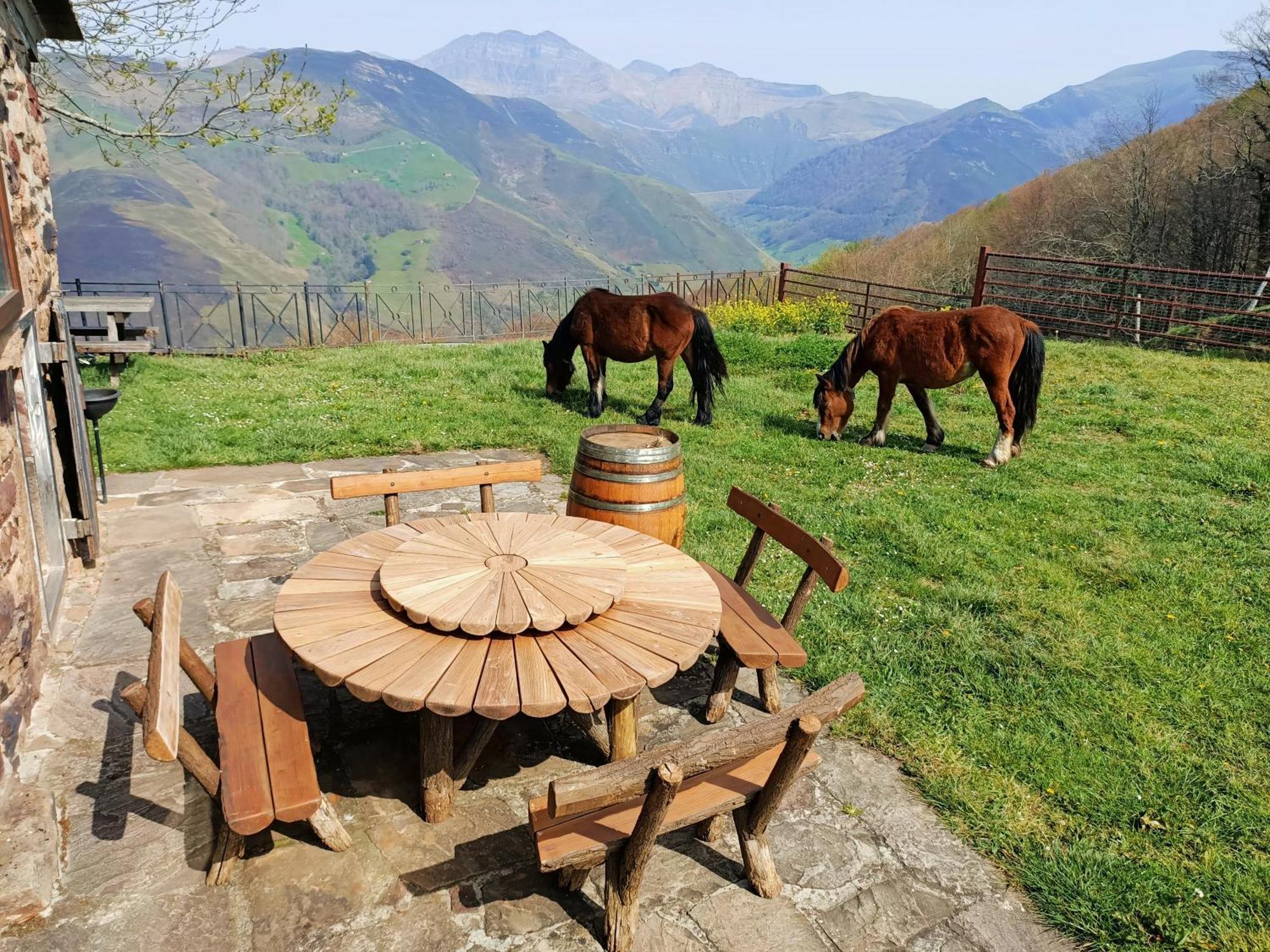 La Cabana Mirador De Los Valles Pasiegos Vega de Pas Exteriör bild